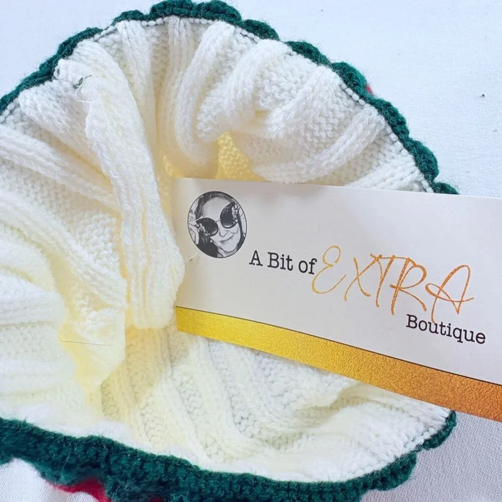 Let's Get Lit Knitted Baby‎ Beanie Hat with Patch New With Tags